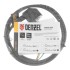 Шнур сетевой Energy Series, ПВС, 1,5 м, 3 x 1 мм, с неразборной вилкой, черный, 3 м Denzel