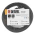 Шнур сетевой Energy Series, ПВС, 3 м, 2 x 1 мм, с неразборной вилкой, черный, 3 м Denzel