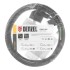 Шнур сетевой Energy Series, ПВС, 3 м, 3 x 1 мм, с неразборной вилкой, черный, 3 м Denzel
