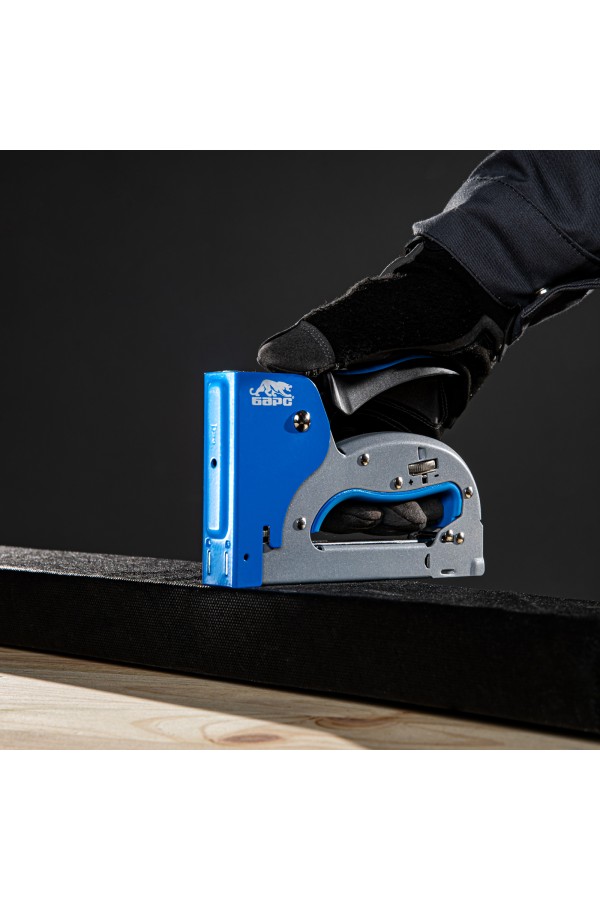 Степлер металлический, регулировка удара, двухкомпонентная рукоятка, тип скобы: 53, 4-14 мм Барс