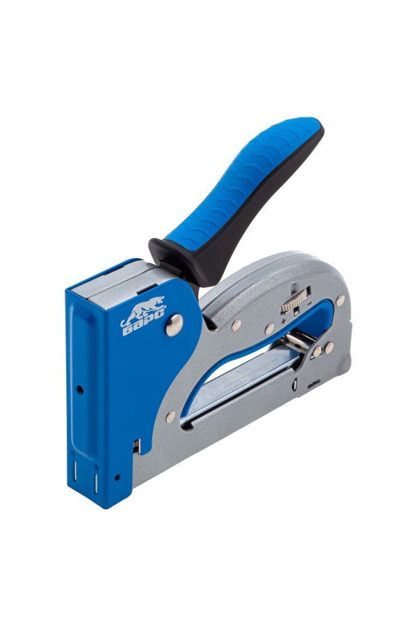 Степлер металлический, регулировка удара, двухкомпонентная рукоятка, тип скобы: 53, 4-14 мм Барс