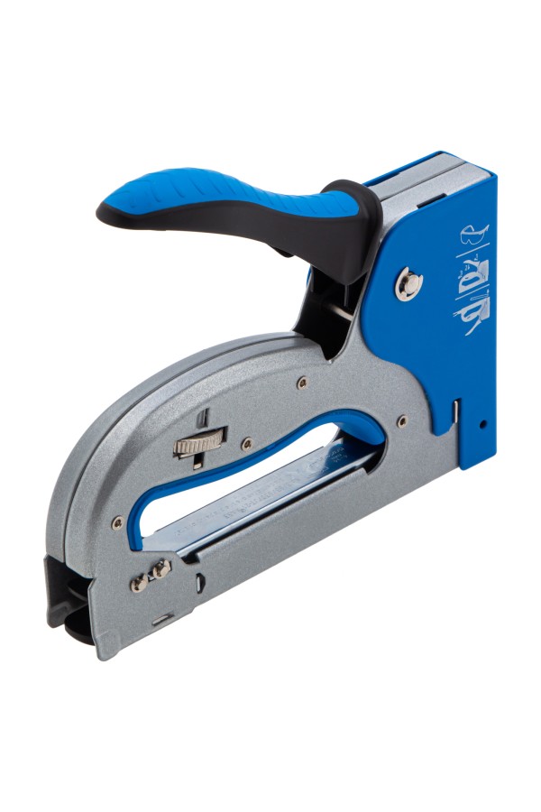 Степлер металлический, регулировка удара, двухкомпонентная рукоятка, тип скобы: 53, 4-14 мм Барс
