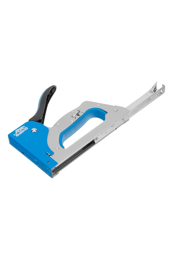 Степлер металлический, 3 в 1, регулятор удара, двухкомпонентная рукоятка, тип скобы: 53, 300, 500, 6-14 мм Барс