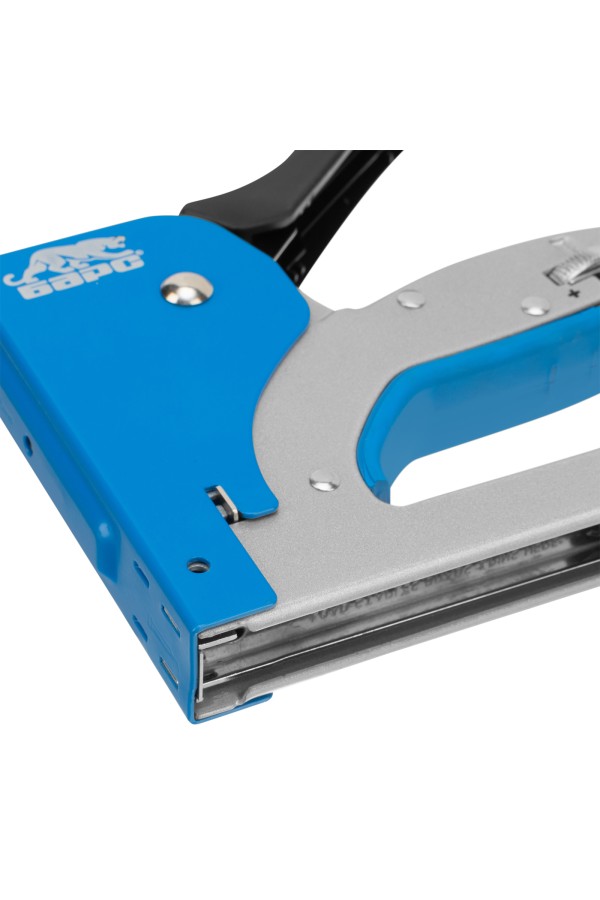 Степлер металлический, 3 в 1, регулятор удара, двухкомпонентная рукоятка, тип скобы: 53, 300, 500, 6-14 мм Барс