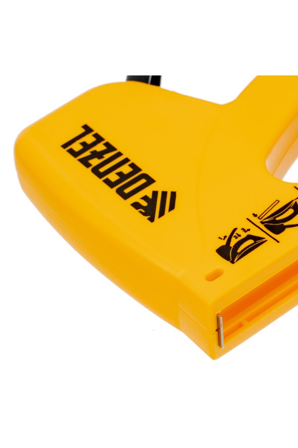 Степлер пластиковый, скобы в комплекте, тип 53, 6-10 мм Denzel