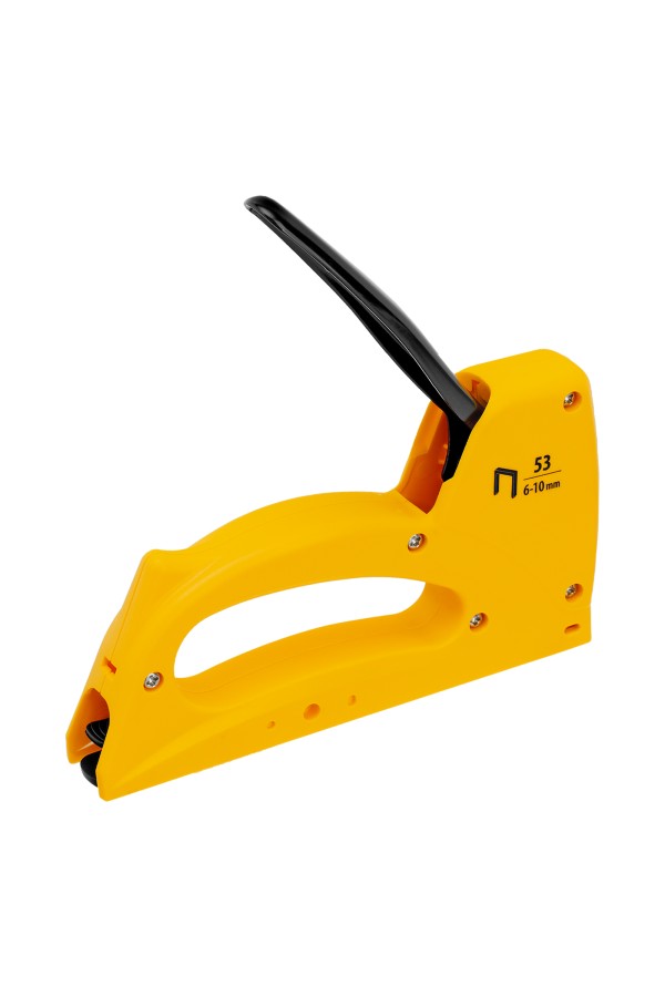 Степлер пластиковый, скобы в комплекте, тип 53, 6-10 мм Denzel