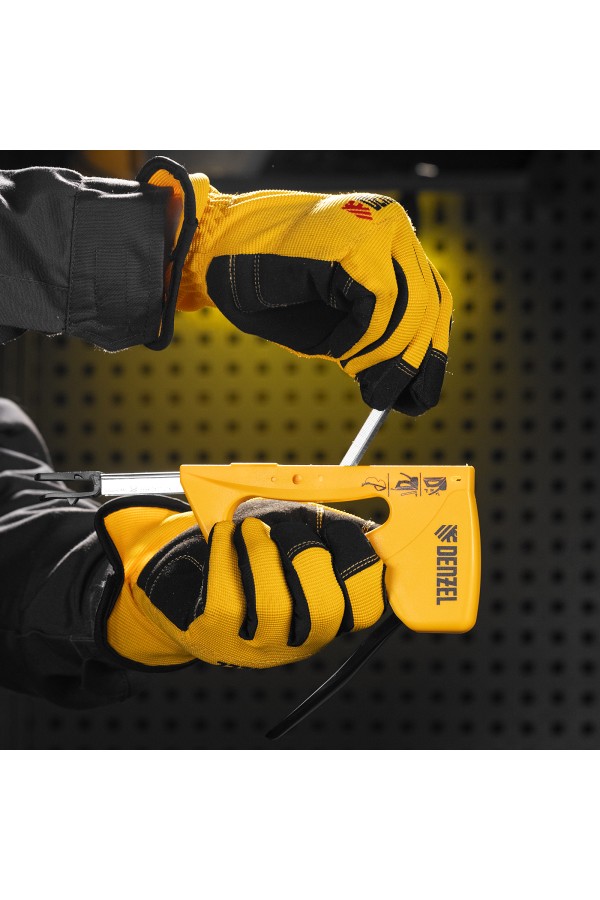 Степлер пластиковый, скобы в комплекте, тип 53, 6-10 мм Denzel