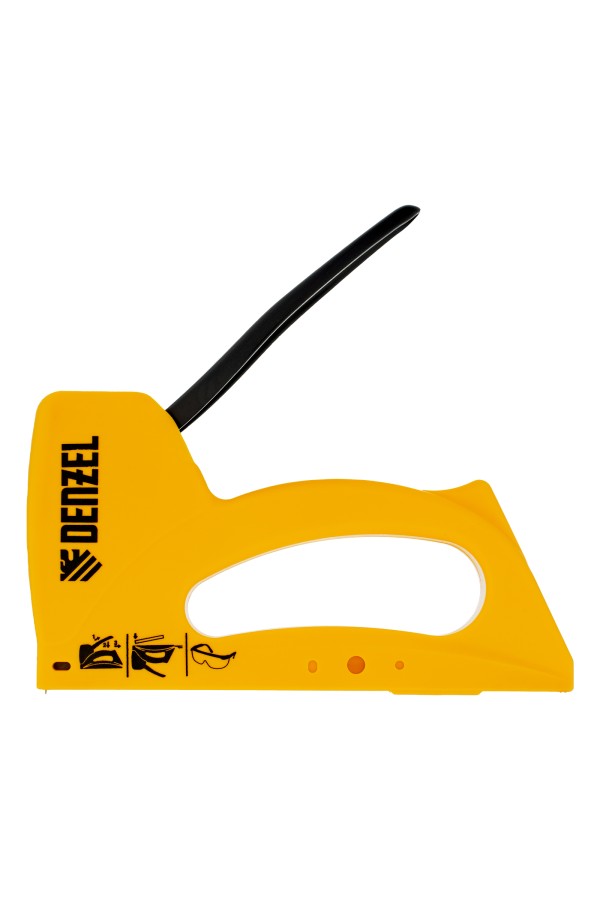 Степлер пластиковый, скобы в комплекте, тип 53, 6-10 мм Denzel