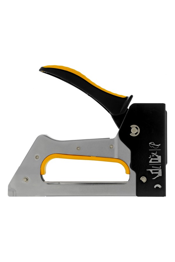 Степлер металлический, скобы в комплекте, 2К рукоятка, тип 53, 6-10 мм Denzel