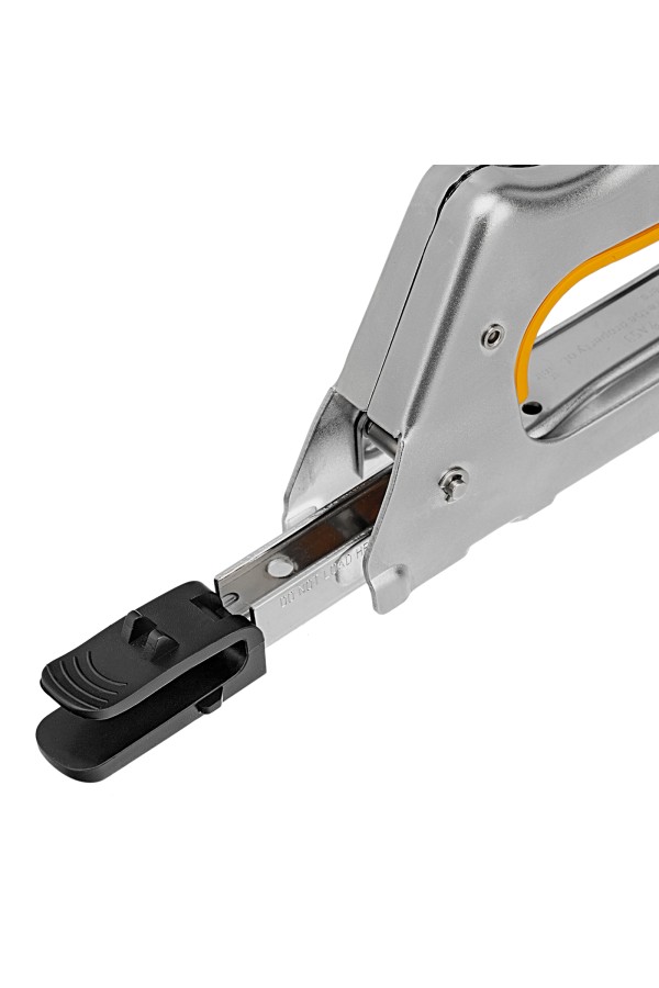 Степлер металлический, скобы в комплекте, 2К рукоятка, тип 53, 6-10 мм Denzel