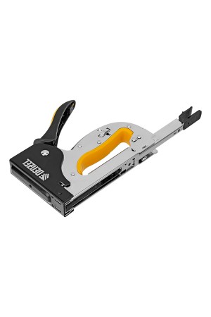 Степлер металл., скобы в комплекте, плавная регулировка удара, 2К рукоятка, тип 53, 4-14 мм Denzel