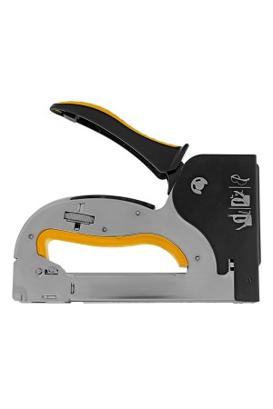 Степлер металл., скобы в комплекте, плавная регулировка удара, 2К рукоятка, тип 53, 4-14 мм Denzel