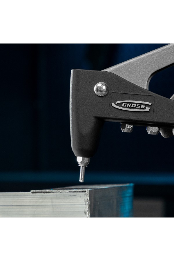 Заклепочник литой, заклепки 2.4-4.8 мм Gross