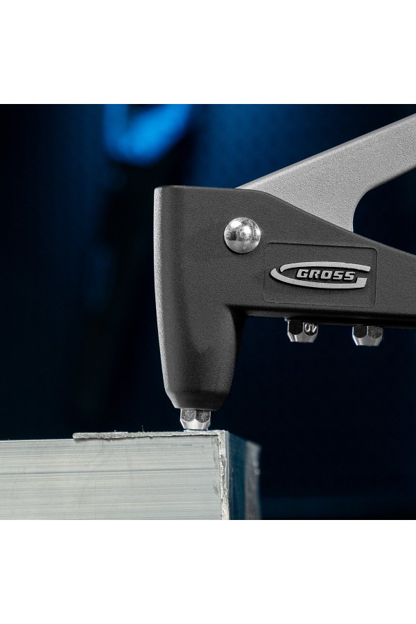 Заклепочник литой, заклепки 2.4-4.8 мм Gross