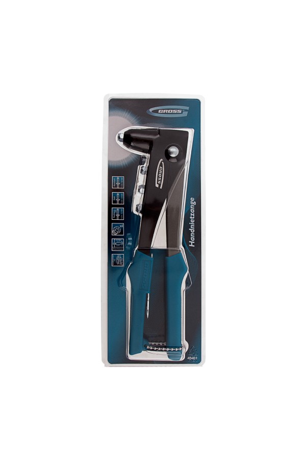 Заклепочник литой, заклепки 2.4-4.8 мм Gross