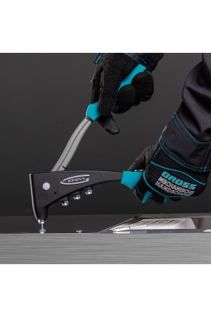 Заклепочник литой, усиленный, заклепки 2.4-4.8 мм Gross