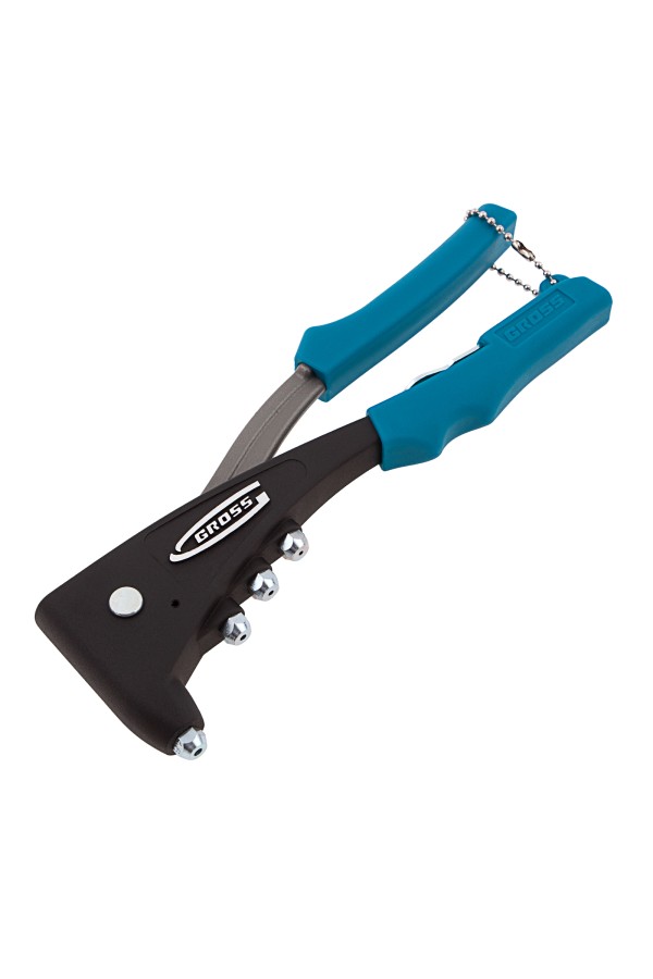 Заклепочник литой, усиленный, заклепки 2.4-4.8 мм Gross