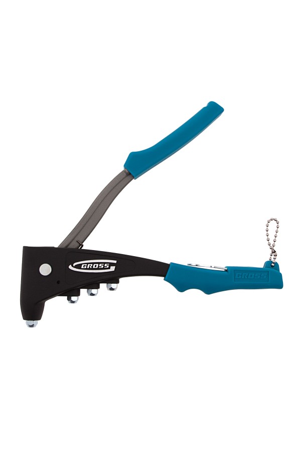 Заклепочник литой, усиленный, заклепки 2.4-4.8 мм Gross