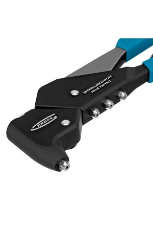 Заклепочник литой, усиленный, поворотный 0-360 град, заклепки 2.4-4.8 мм Gross