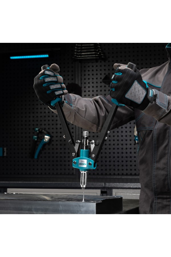 Заклепочник двуручный 420 мм, двухкомпонентные рукоятки, для заклепок 2.4-3.2-4.0-4.8 Gross