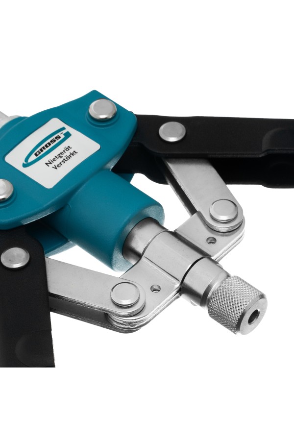 Заклепочник двуручный 420 мм, двухкомпонентные рукоятки, для заклепок 2.4-3.2-4.0-4.8 Gross