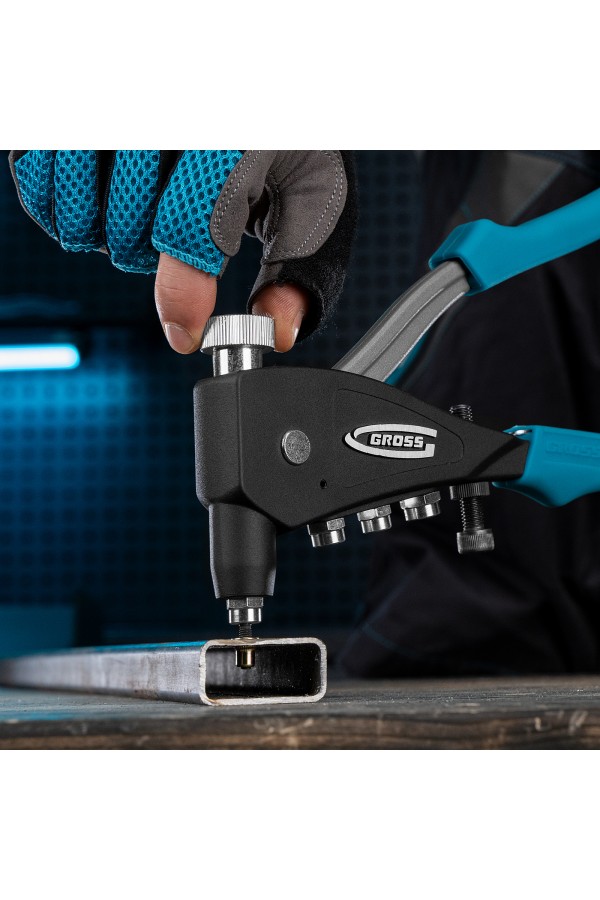 Заклепочник для резьбовых заклепок, заклепки М3, М4, М5, M6 Gross