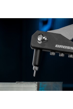 Заклепочник ручной, 260 мм, заклепки 2,4-3,2-4,0-4,8 мм Gross