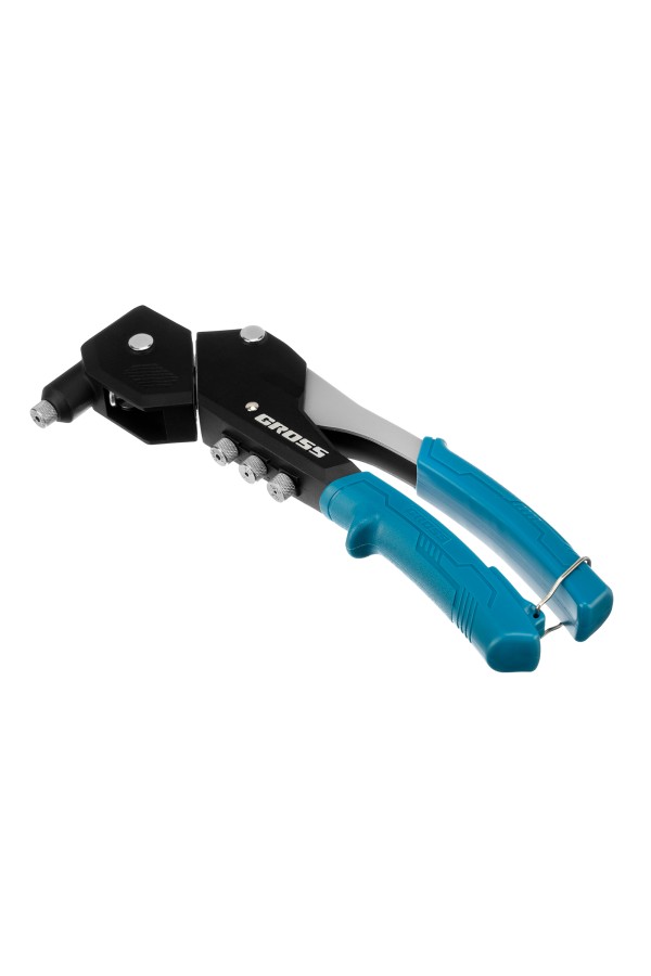 Заклепочник ручной, 290 мм, поворотный, 0-360, заклепки 2,4-3,2-4,0-4,8 мм Gross