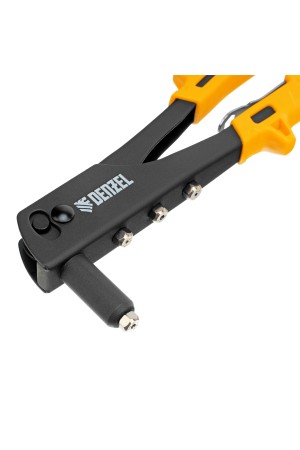 Заклепочник ручной, 255 мм, заклепки 2,4-3,2-4,0-4,8 мм Denzel