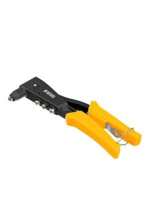 Заклепочник ручной, 255 мм, литой, усиленный, заклепки 2,4-3,2-4,0-4,8 мм Denzel