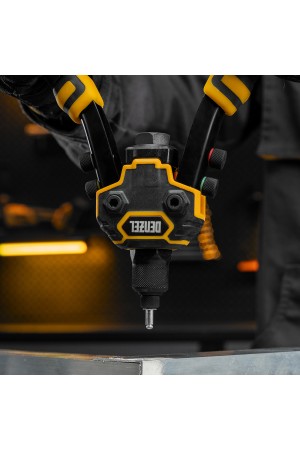 Заклепочник двуручный, заклепки 2,4-3,2-4,0-4,8-6,4 мм Denzel