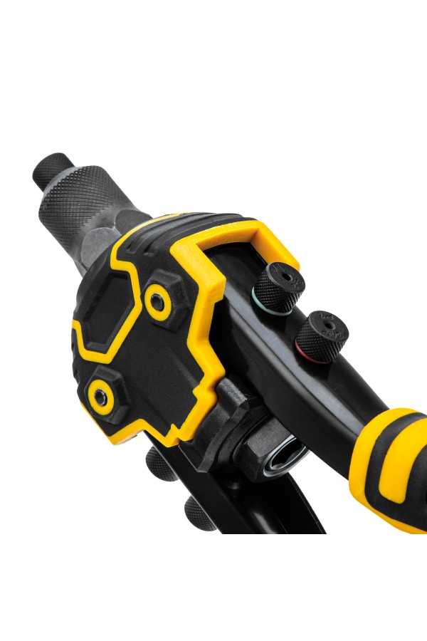 Заклепочник двуручный, заклепки 2,4-3,2-4,0-4,8-6,4 мм Denzel