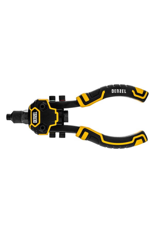 Заклепочник двуручный, заклепки 2,4-3,2-4,0-4,8-6,4 мм Denzel