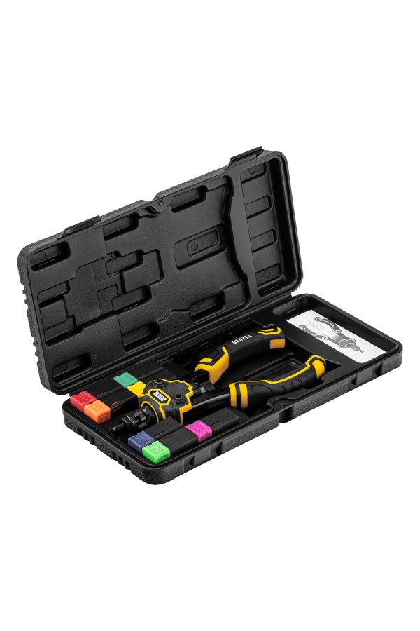 Заклепочник для резьбовых заклепок, двуручный, заклепки М3, М4, М5, М6, М8, М10, M12 Denzel