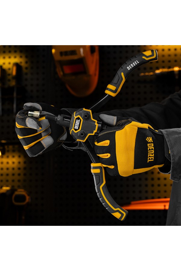 Заклепочник для резьбовых заклепок, двуручный, заклепки М3, М4, М5, М6, М8, М10, M12 Denzel