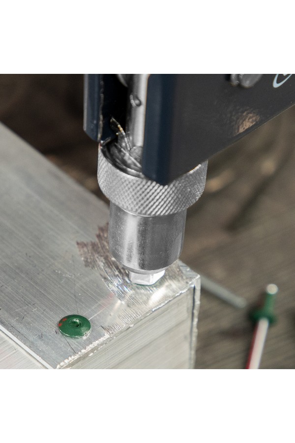 Заклепочник, 250 мм, переставной 0-90 градусов, заклепки 2.4-3.2-4.0-4.8 мм Матрикс