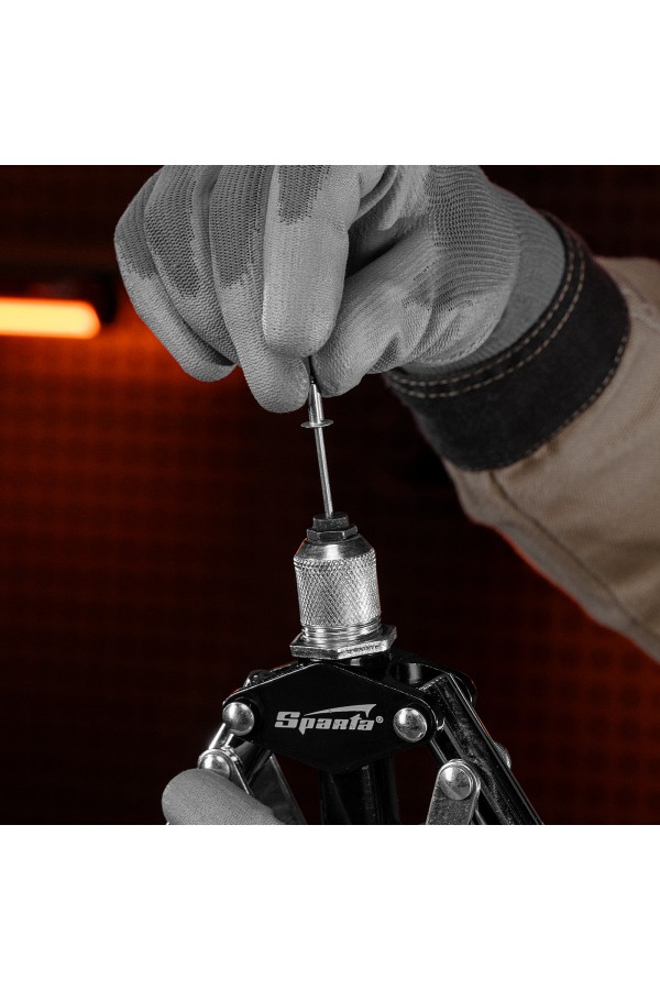 Заклепочник, 450 мм, двуручный, усиленный, заклепки 3.2-4.0-4.8 мм Sparta