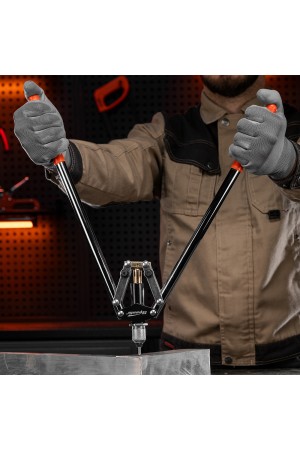 Заклепочник, 450 мм, двуручный, усиленный, заклепки 3.2-4.0-4.8 мм Sparta