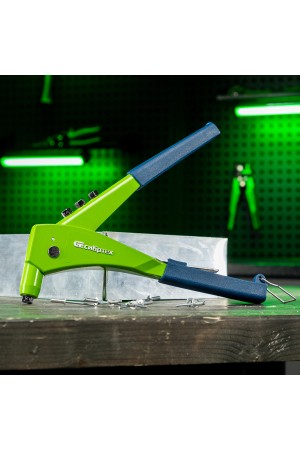 Заклепочник 250 мм, литой корпус, заклепки 2.4-3.2-4.0-4.8 мм Сибртех