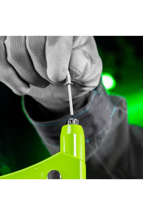 Заклепочник 250 мм, литой корпус, заклепки 2.4-3.2-4.0-4.8 мм Сибртех