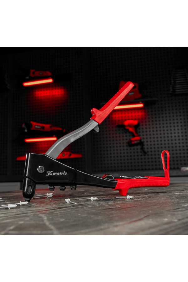 Заклепочник литой, 260 мм, заклепки 2.4-3.2-4.0-4.8 мм Matrix