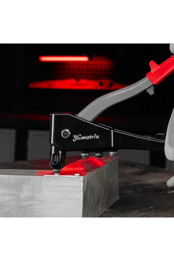 Заклепочник литой, 260 мм, заклепки 2.4-3.2-4.0-4.8 мм Matrix