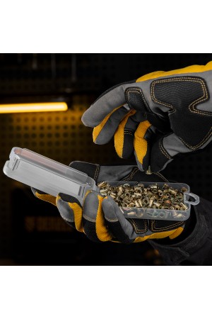 Заклепки резьбовые, стальные, оцинкованные, М3, пластиковый кейс, 200 шт. Denzel