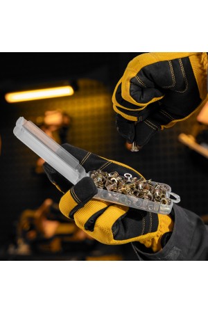 Заклепки резьбовые, стальные, оцинкованные, М5, пластиковый кейс, 100 шт. Denzel