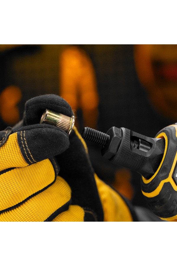 Заклепки резьбовые, стальные, оцинкованные, М8, пластиковый кейс, 40 шт. Denzel