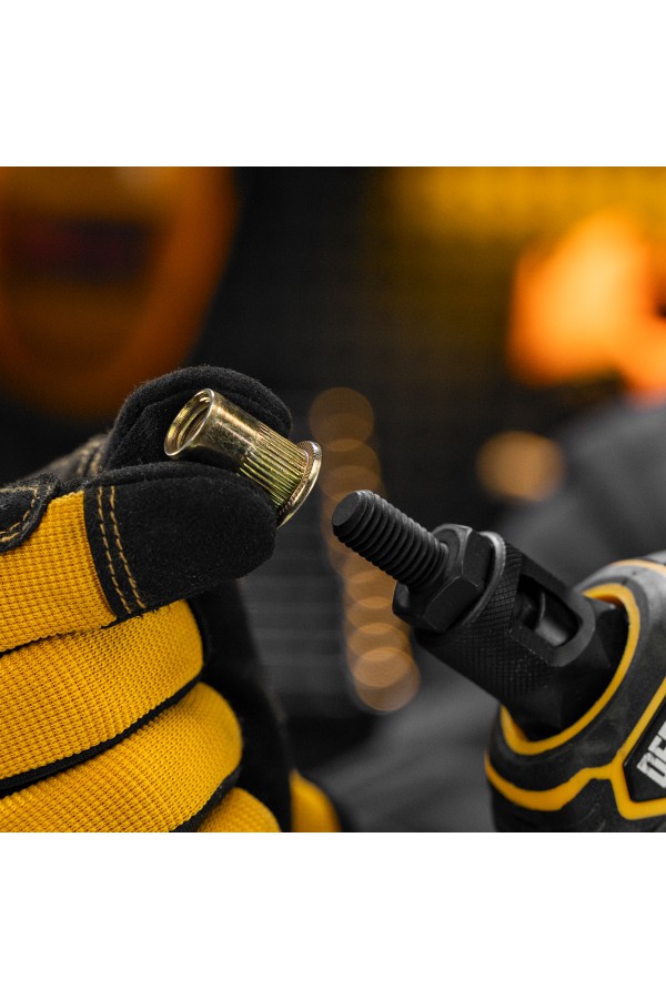 Заклепки резьбовые, стальные, оцинкованные, М10, пластиковый кейс, 35 шт. Denzel