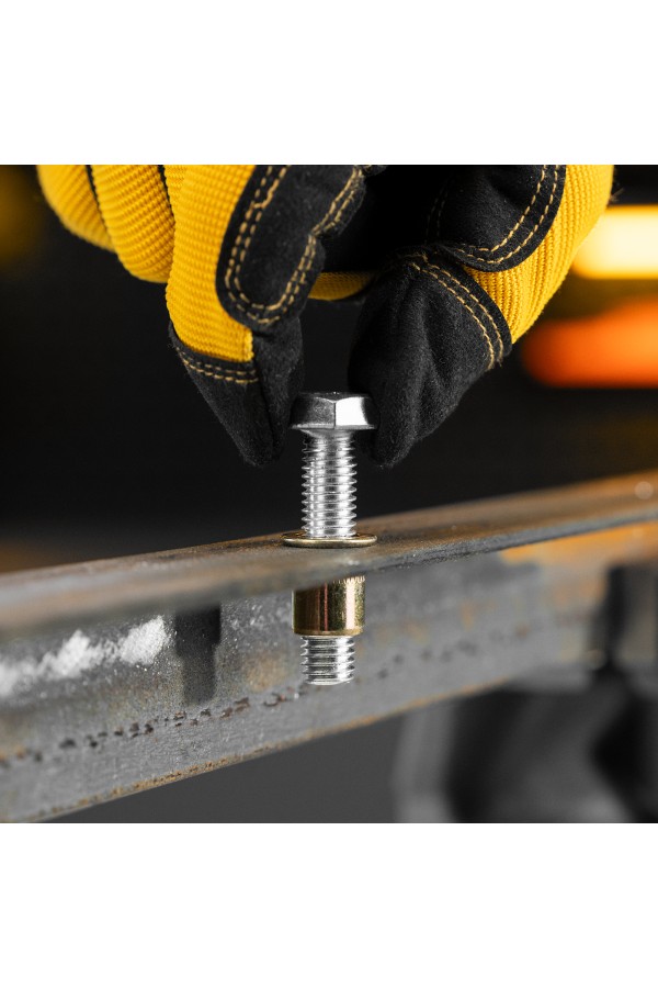 Заклепки резьбовые, стальные, оцинкованные, М10, пластиковый кейс, 35 шт. Denzel