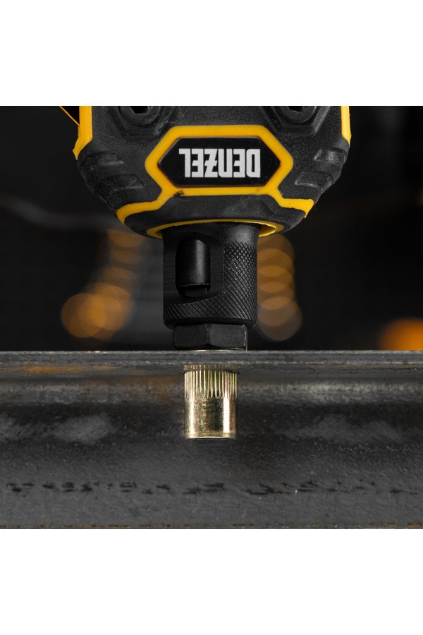 Заклепки резьбовые, стальные, оцинкованные, М10, пластиковый кейс, 35 шт. Denzel