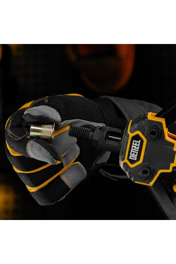 Заклепки резьбовые, стальные, оцинкованные, М12, пластиковый кейс, 25 шт. Denzel