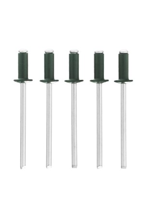 Заклепки 3.2 х 8 мм RAL 6005, темно-зеленые, 50 шт Matrix